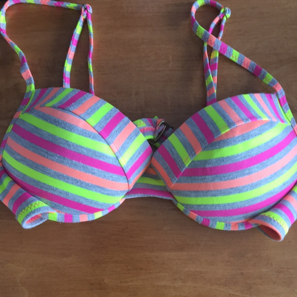 Neon bathing suit top
